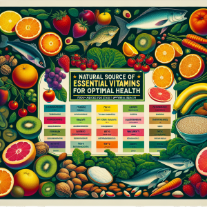 Natural Sources of Essential Vitamins: Food Choices for Optimal Health